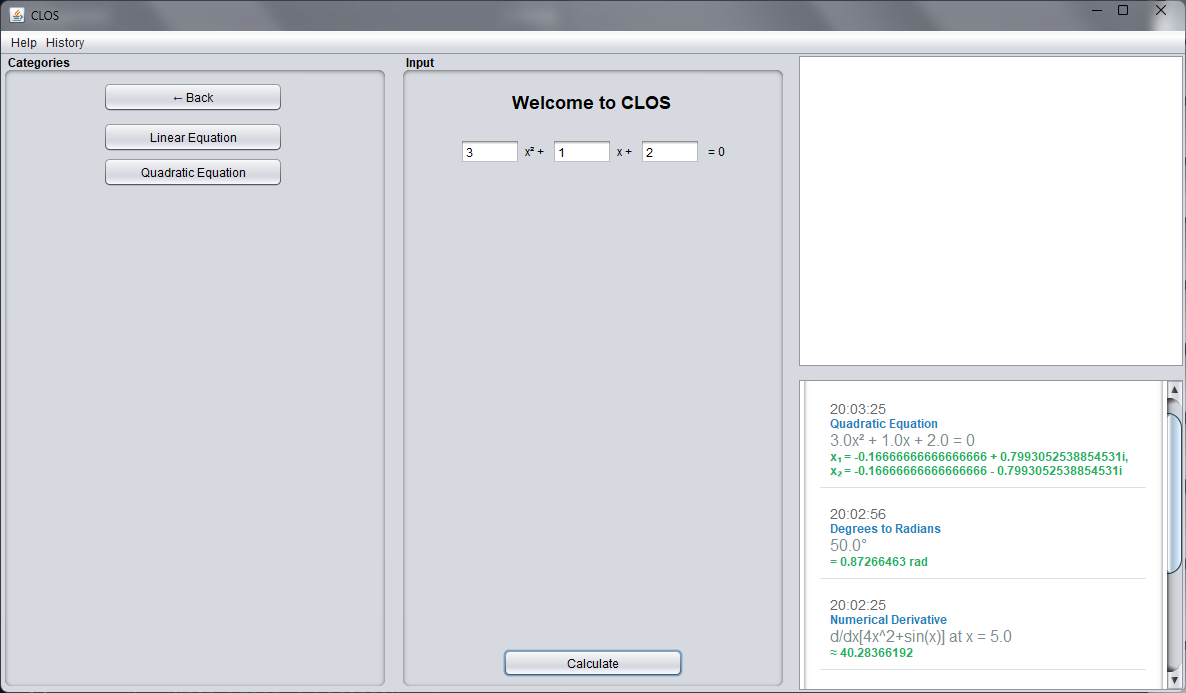 Quadratic solver demonstration