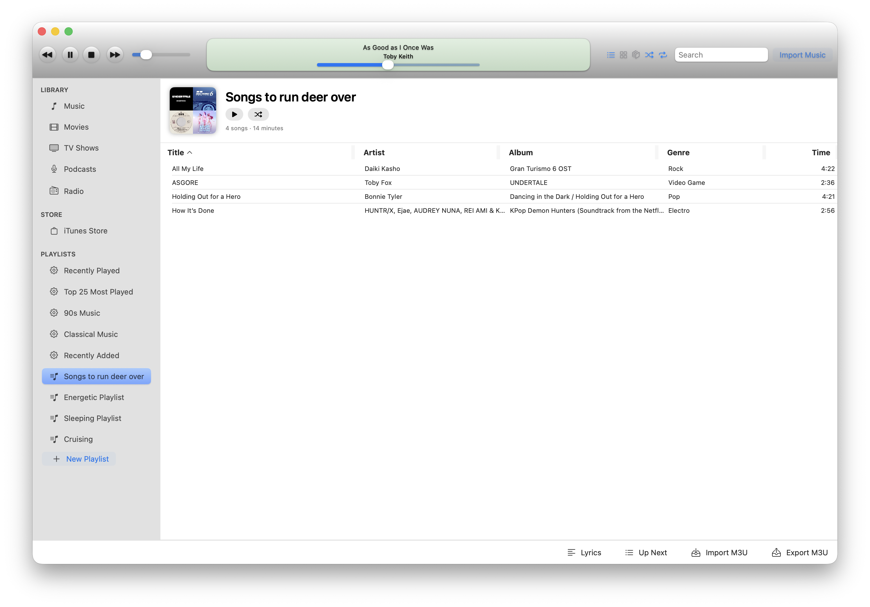 Playlists